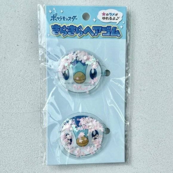 New Pokémon Piplup penguin hair elastics from Japan accessories blue - Picture 1 of 4